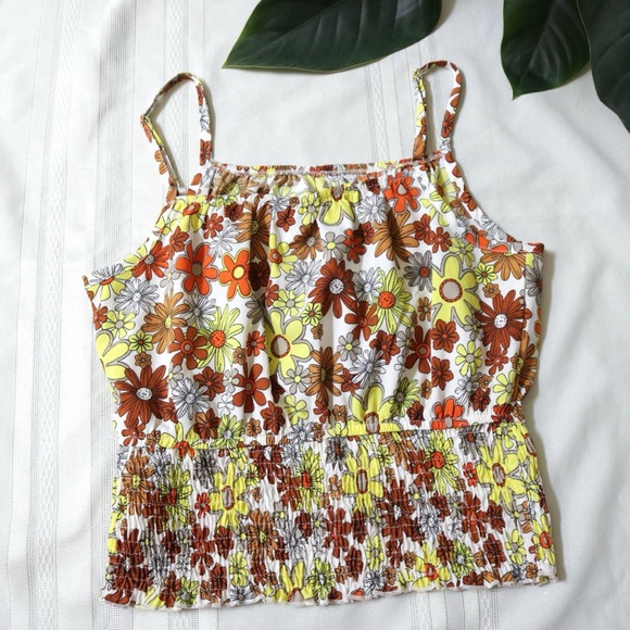 Retro floral tank top - Picture 7 of 8